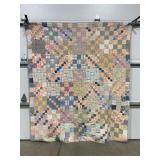 HAND STITCHED QUILT - 70" X 60"