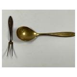 ATLANTIC CITY STERLING SILVER PICKLE FORK & 1933