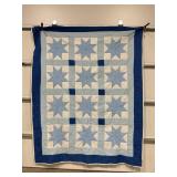HAND STITCHED QUILT - 94" X 86"