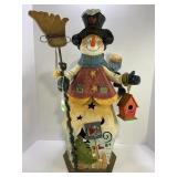 SNOWMAN HOLIDAY DECOR - 26" TALL - REPAIR ON HEAD