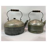 LOT OF 2 VINTAGE TEA KETTLES