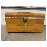 WOODEN FLATTOP TRUNK