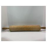 LARGE CURLY MAPLE ROLLING PIN - 27" LONG