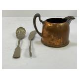 SOLID CASSILLA RELISH SPOON & KNIFE & WORLD SILVER