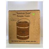 AMERICAN EAGLE PORTABLE COOLER IN ORIGINAL BOX