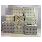 LOT OF 9 ENCORE SNOW BUDDIE FIGURINES IN BOX