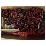 LARGE LOT OF VINTAGE CHRISTMAS DECORATIONS