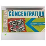 1966 CONCENTRATION TENTH EDITION BOARD GAME BY