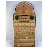 WOOD CALENDAR
