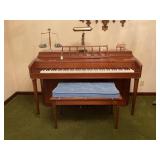 STARCK ORI-COUSTIC PIANO WITH BENCH, LIGHT, MUSIC,