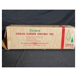 EVERGLEAM 7 FT. STAINLESS ALUMINUM CHRISTMAS TREE
