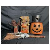 LARGE LOT OF HALLOWEEN AND FALL DECOR