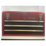CRAFTSMAN METAL TOOL BOX WITH LARGE SELECTION OF