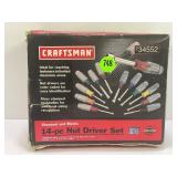 CRAFTSMAN 14 PIECE NUT DRIVER SET - NEW IN