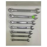 CRAFTSMAN 7 PC STANDARD OPEN END BOX WRENCH SET