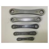 CRAFTSMAN 5 PC STANDARD RATCHETING WRENCH SET