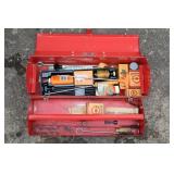 INDESTRO METAL PORTABLE TOOL BOX WITH HOPPES GUN