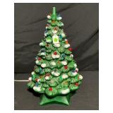 HOLLAND CERAMIC CHRISTMAS TREE WITH STAND - 19"