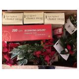 LARGE LOT OF VINTAGE CHRISTMAS DECORATIONS