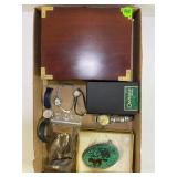 COLIBRI QUARTZ POCKET WATCH, KNIFE & MONEY CLIP