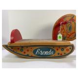 SPOTTY WOOD CHILDS RIDE ON ROCKING HORSE