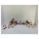 VINTAGE CAPRI BIRTHDAY CANDLE HOLDERS, CAKE TOPPER