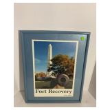 FORT RECOVERY OHIO FRAMED AND MATTED 1791-1991