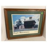 FORT RECOVERY OHIO FRAMED AND MATTED 1793-1993