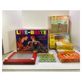 LARGE LOT OF ASSORTED VINTAGE GAMES AND PUZZLES