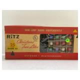 RITZ 25 LITES #9255P CHRISTMAS LIGHTS IN ORIGINAL