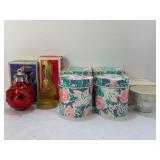 VINTAGE AVON PERFUME CHRISTMAS ORNAMENT BUBBLE