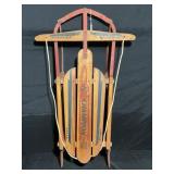 CHAMPION CHILDS WOOD SLED WITH METAL RUNNERS