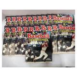 LOT OF 20 1986 TOPPS BASEBALL STICKER YEARBOOKS