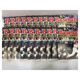 LOT OF 20 1986 TOPPS BASEBALL STICKER YEARBOOKS