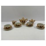 VINTAGE JAPANESE LUSTERWARE TEA SET - 11 PC SET