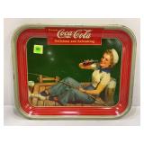 COCA-COLA 1940 ORIGINAL SERVING TRAY - AMERICAN