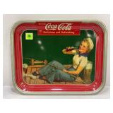 COCA-COLA 1940 ORIGINAL SERVING TRAY - AMERICAN