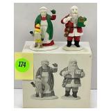 DEPARTMENT 56 DICKENS VILLAGE SERIES SANTA AND MRS