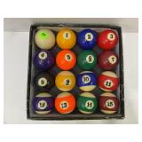 COMPLETE SET OF BILLIARDS BALLS IN ORIGINAL BOX