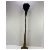 ANTIQUE BRASS CAR HORN - 25"