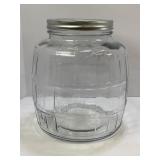 GLASS LIDDED PICKLE JAR - 8 1/2"