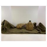 WWII TOOL BELT W/ FIRST AID PACKET - SEALED -