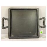 PAULA DEAN 11 1/2" SQUARE CAST IRON GRIDDLE