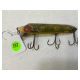 VINTAGE HEDDON VAMP WOODEN LURE