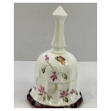 FENTON HAND PAINTED BELL BY V. L. ANDERSON - 7"
