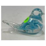 1982 ST. CLAIR MAUDE AND BOB GLASS ART PAPERWEIGHT