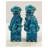 PAIR OF JAPAN FOO DOG FIGURINES - 5 1/2"