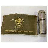 COCA-COLA U.S. ARMY WWII SEWING KIT CASE AND