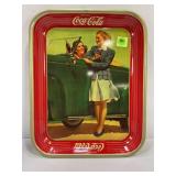 COCA-COLA 1942 ORIGINAL SERVING TRAY - AMERICAN