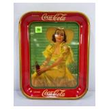 COCA-COLA 1938 ORIGINAL SERVING TRAY - AMERICAN